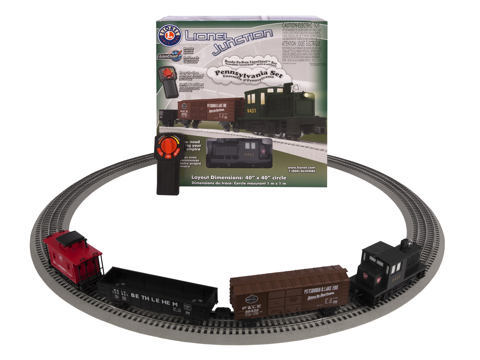 Lionel Junction Pennsylvania Diesel Remote Set Loco 9431
